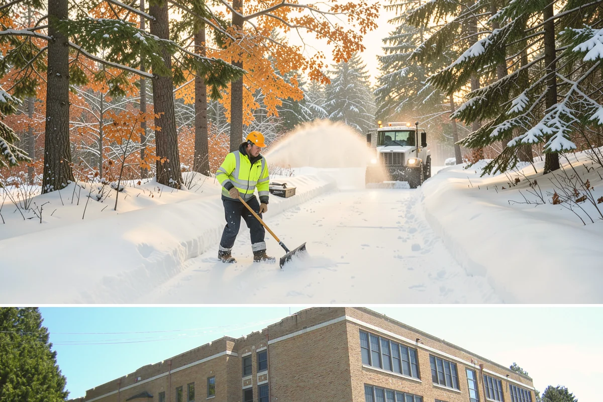 Asphalt Driveway Snow Removal in Maple Valley, King County, WA - Asphalt driveway service is most needed during the icy nights of midwinter.