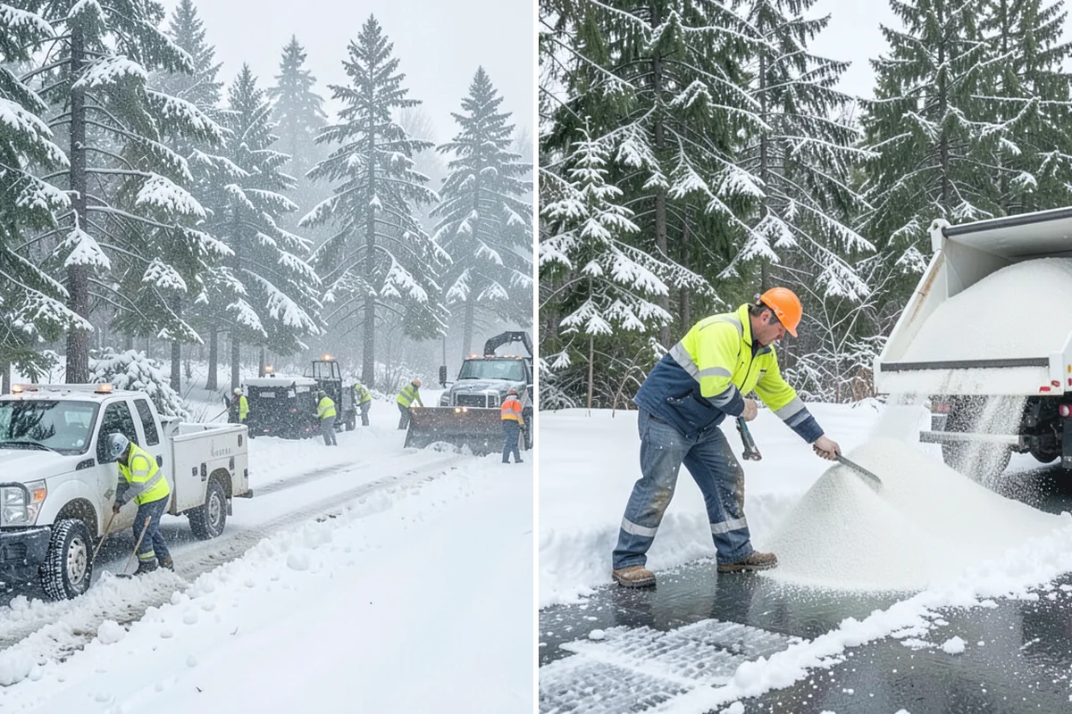 Asphalt Driveway Snow Removal in Marysville, Snohomish County, WA - We clear snow down to the asphalt