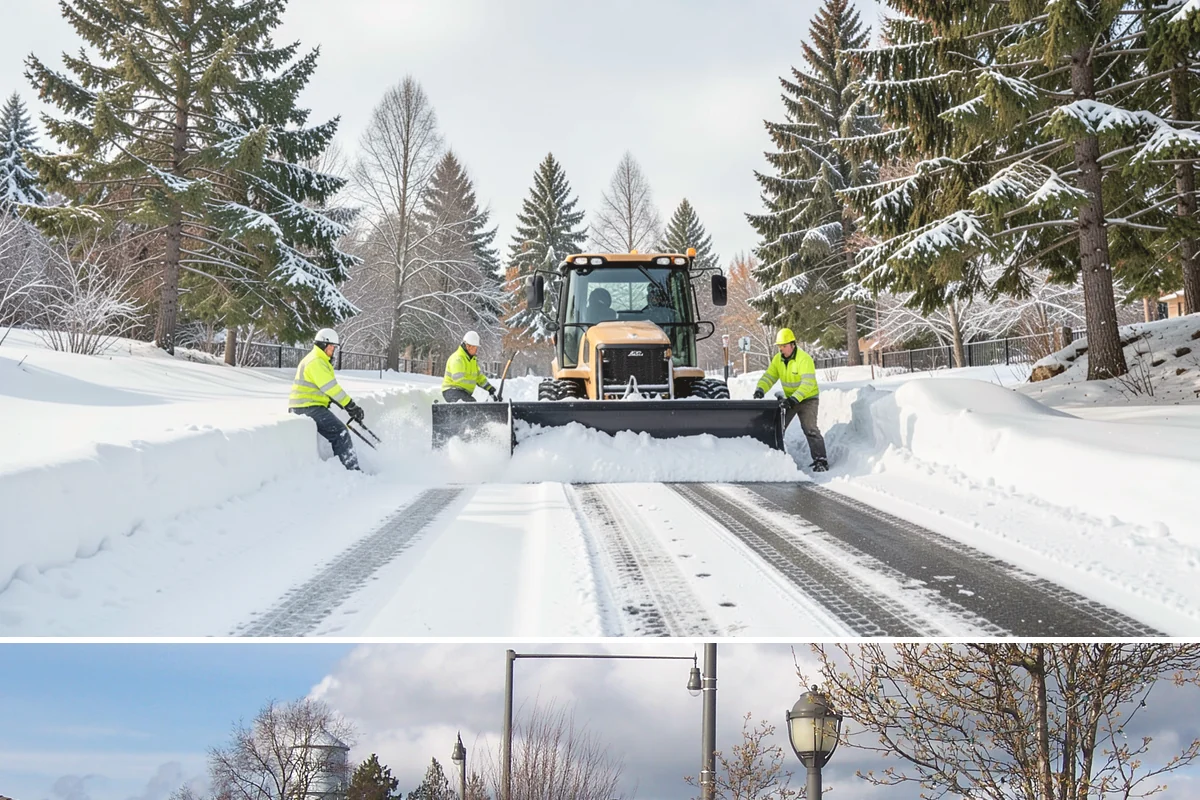 Asphalt Driveway Snow Removal in Marysville, Snohomish County, WA - Asphalt driveway service is most needed during the icy nights of midwinter.