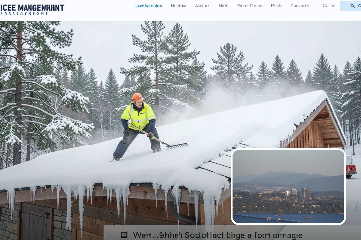 Asphalt Driveway Snow Removal in Medina, King County, WA - Clears fully to the asphalt surface