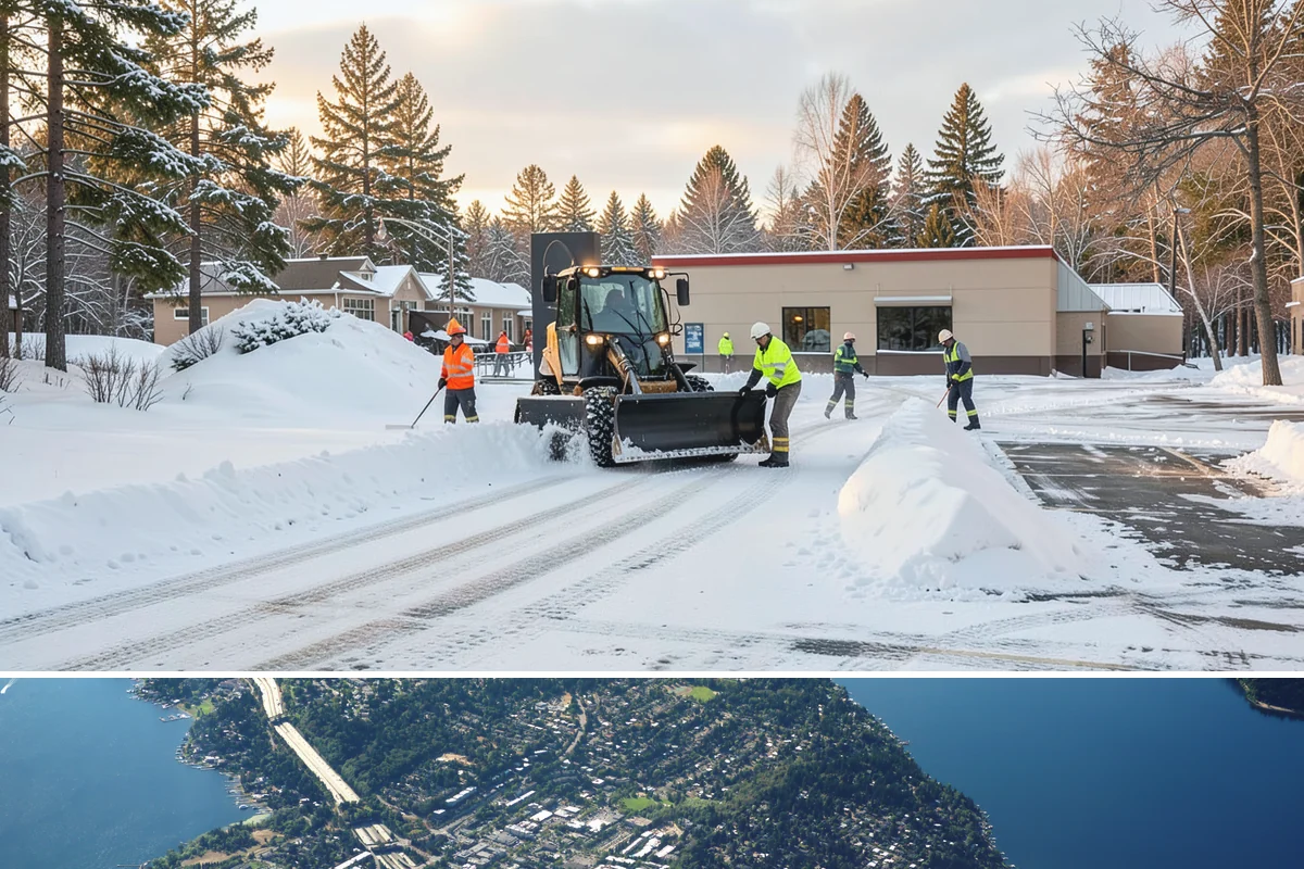Asphalt Driveway Snow Removal in Mercer Island, King County, WA - Asphalt driveway service is most needed during the icy nights of midwinter.