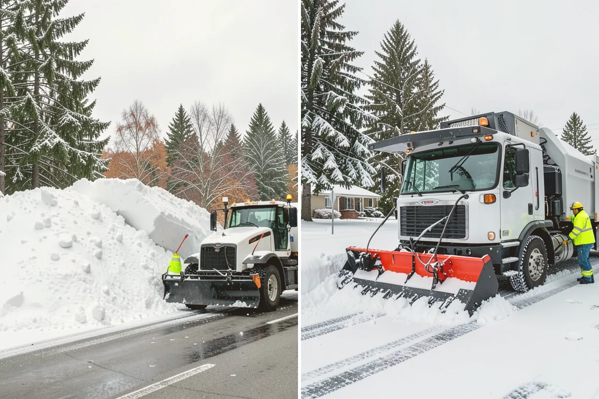 Asphalt Driveway Snow Removal in Mount Vernon, Skagit County, WA - We clear snow down to the asphalt