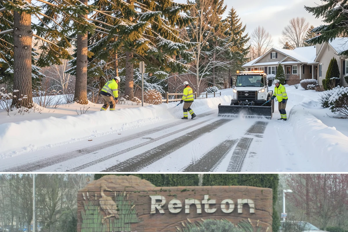 Asphalt Driveway Snow Removal in Renton, King County, WA - Asphalt driveway service is most needed during the icy nights of midwinter.