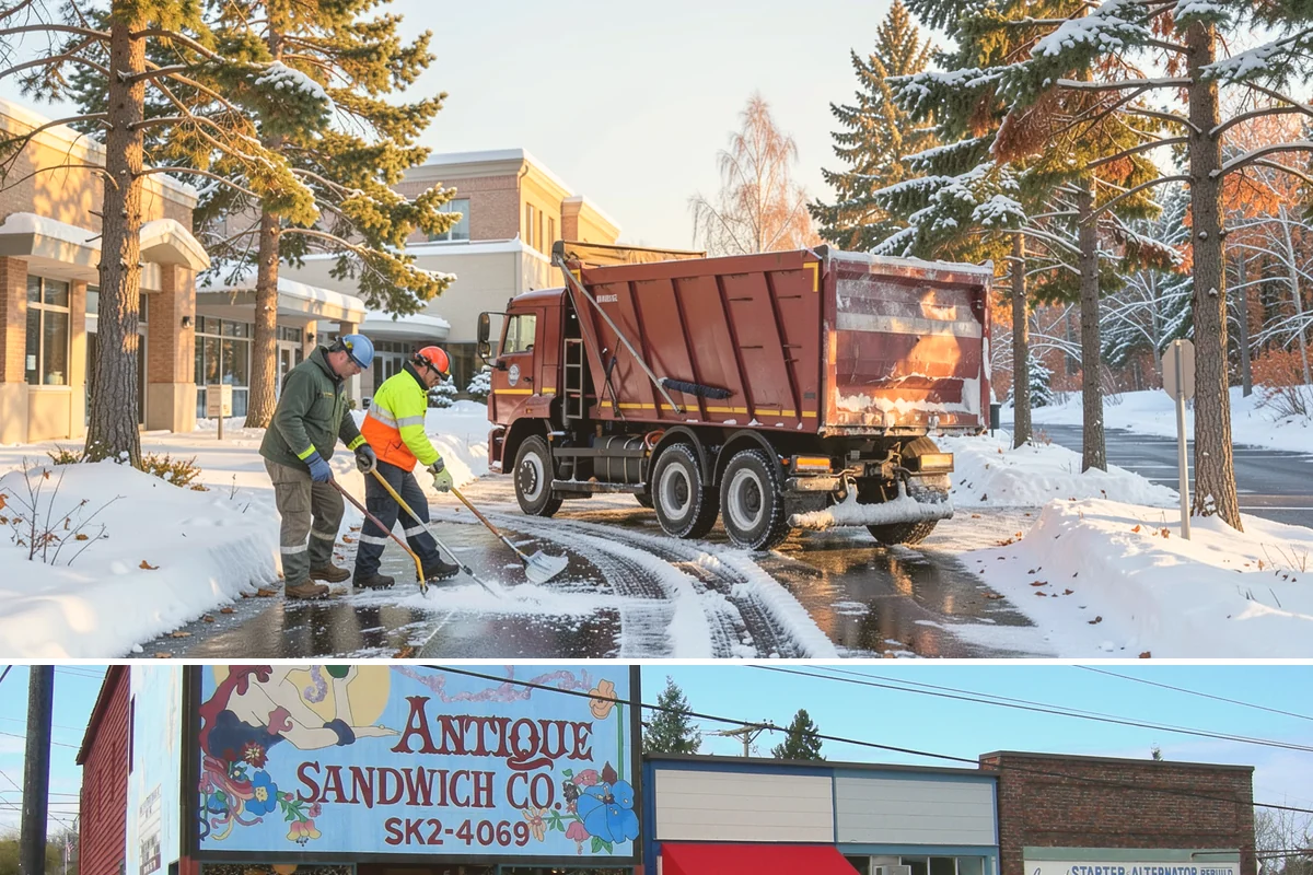 Asphalt Driveway Snow Removal in Ruston, Pierce County, WA - Asphalt driveway service is most needed during the icy nights of midwinter.