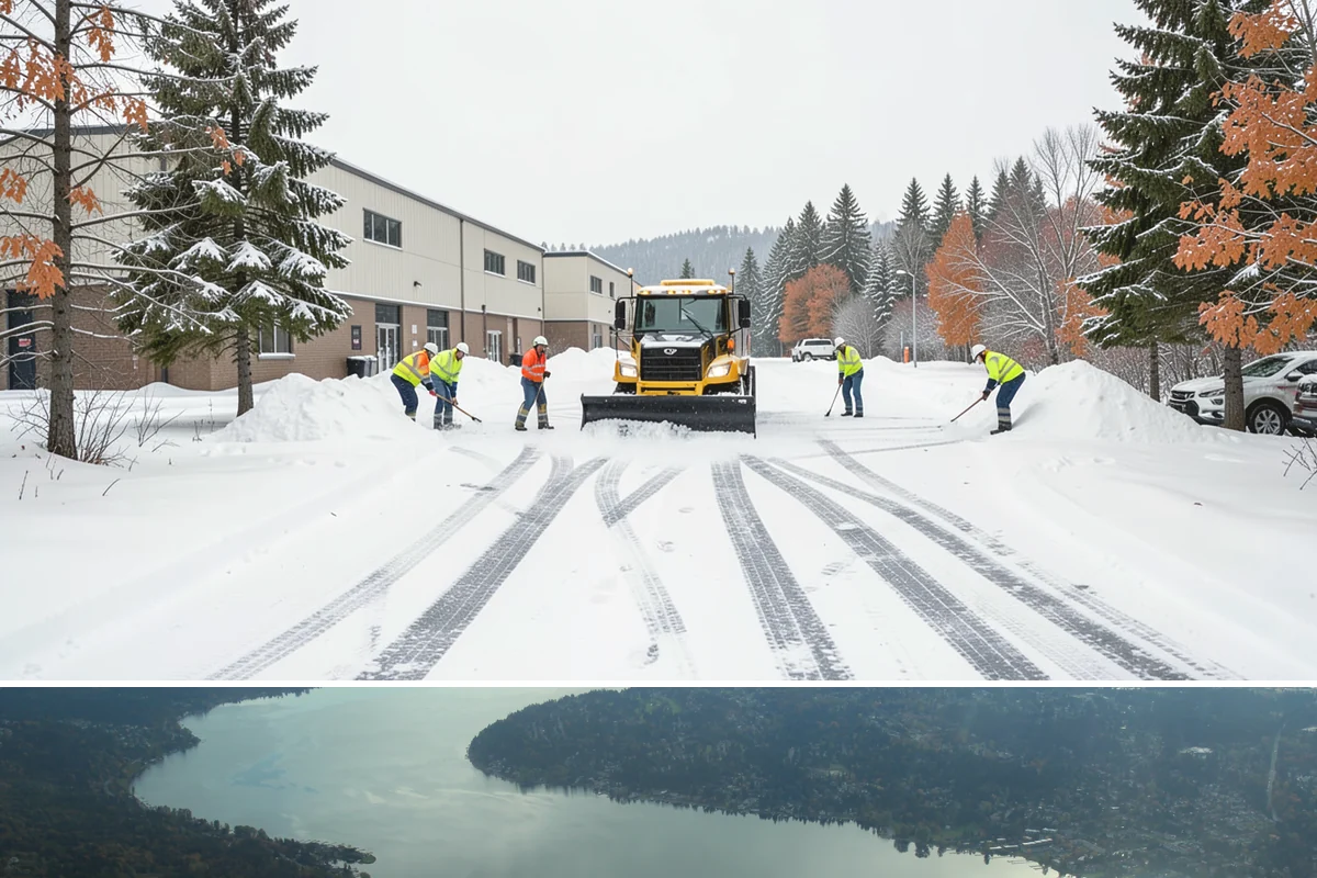 Asphalt Driveway Snow Removal in Sammamish, King County, WA - Asphalt driveway service is most needed during the icy nights of midwinter.