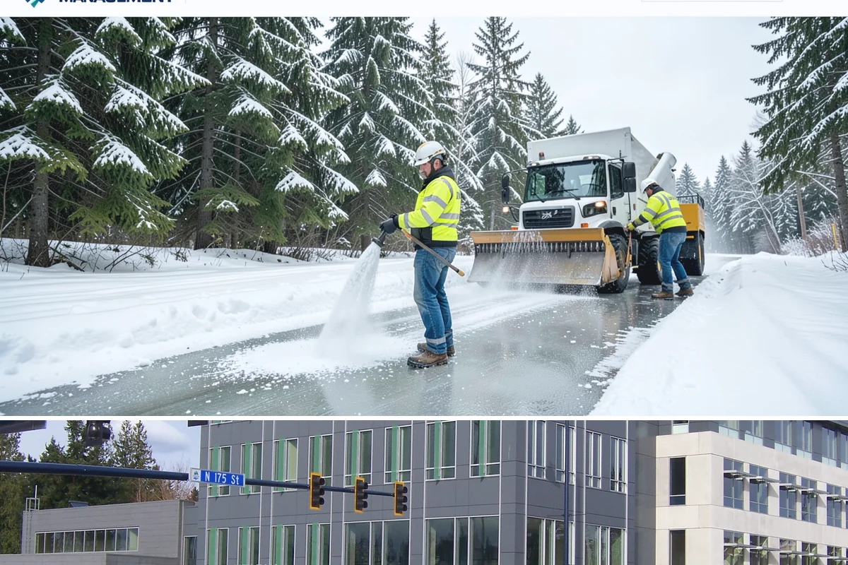 Asphalt Driveway Snow Removal in Shoreline, King County, WA - Asphalt driveway service is most needed during the icy nights of midwinter.