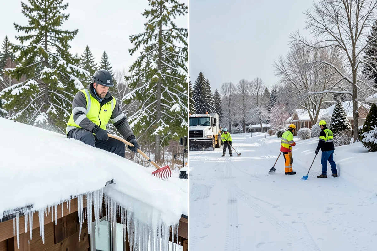 Asphalt Driveway Snow Removal in Snoqualmie, King County, WA - We clear snow down to the asphalt