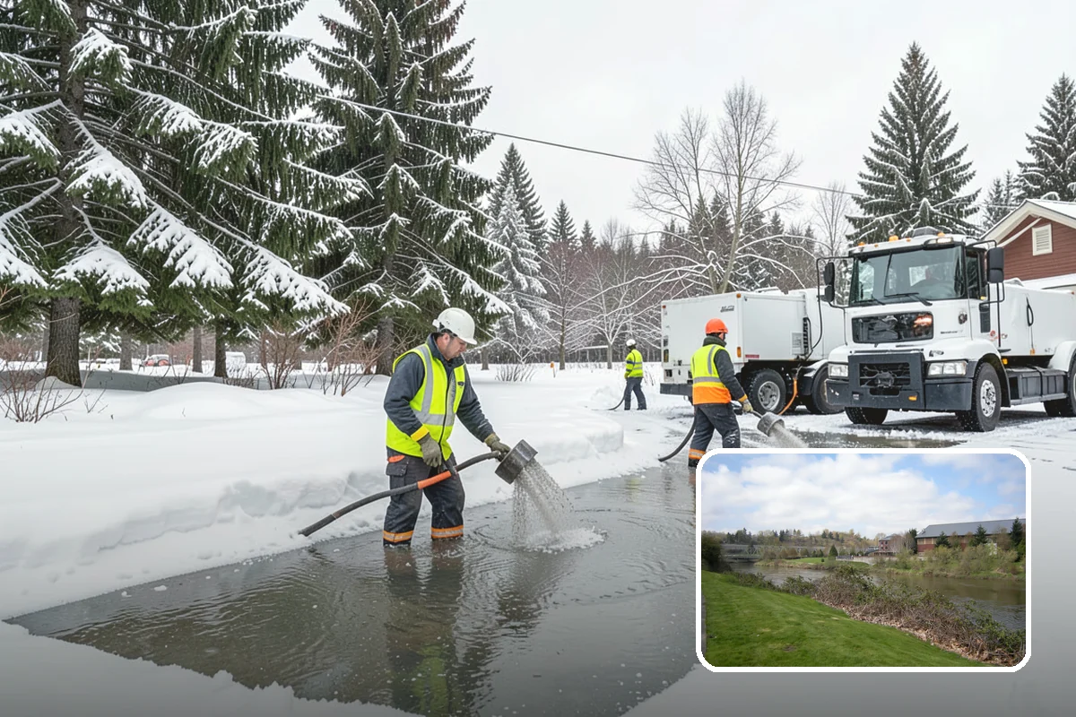 Asphalt Driveway Snow Removal in Tukwila, King County, WA - Clears fully to the asphalt surface