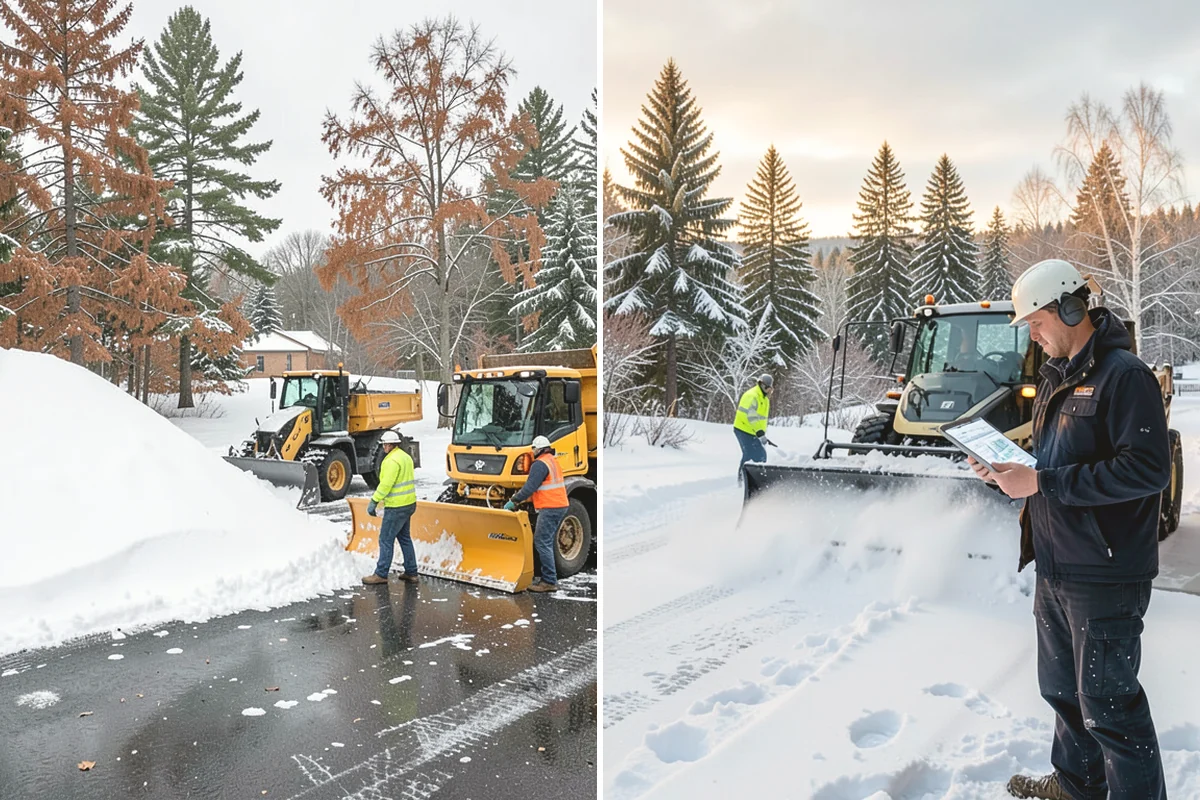 Asphalt Driveway Snow Removal in University Place, Pierce County, WA - We clear snow down to the asphalt