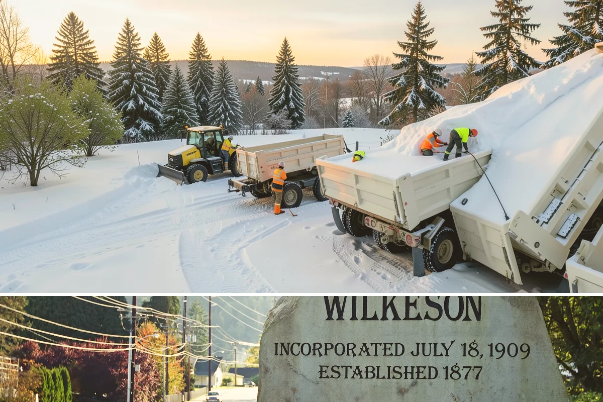 Asphalt Driveway Snow Removal in Wilkeson, Pierce County, WA - Asphalt driveway service is most needed during the icy nights of midwinter.