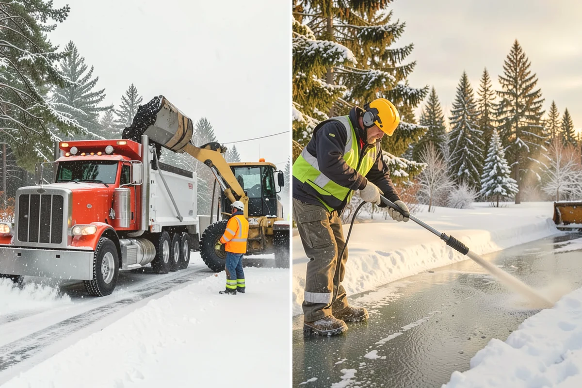 Assisted Living Snow Removal in Algona, King County, WA - Map resident paths, entries, ramps, and vehicle routes