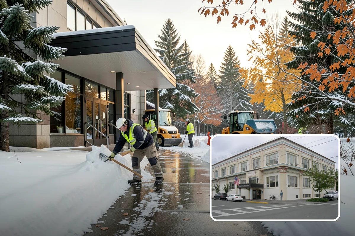 Assisted Living Snow Removal in Anacortes, Skagit County, WA - Safe surfaces for residents and staff