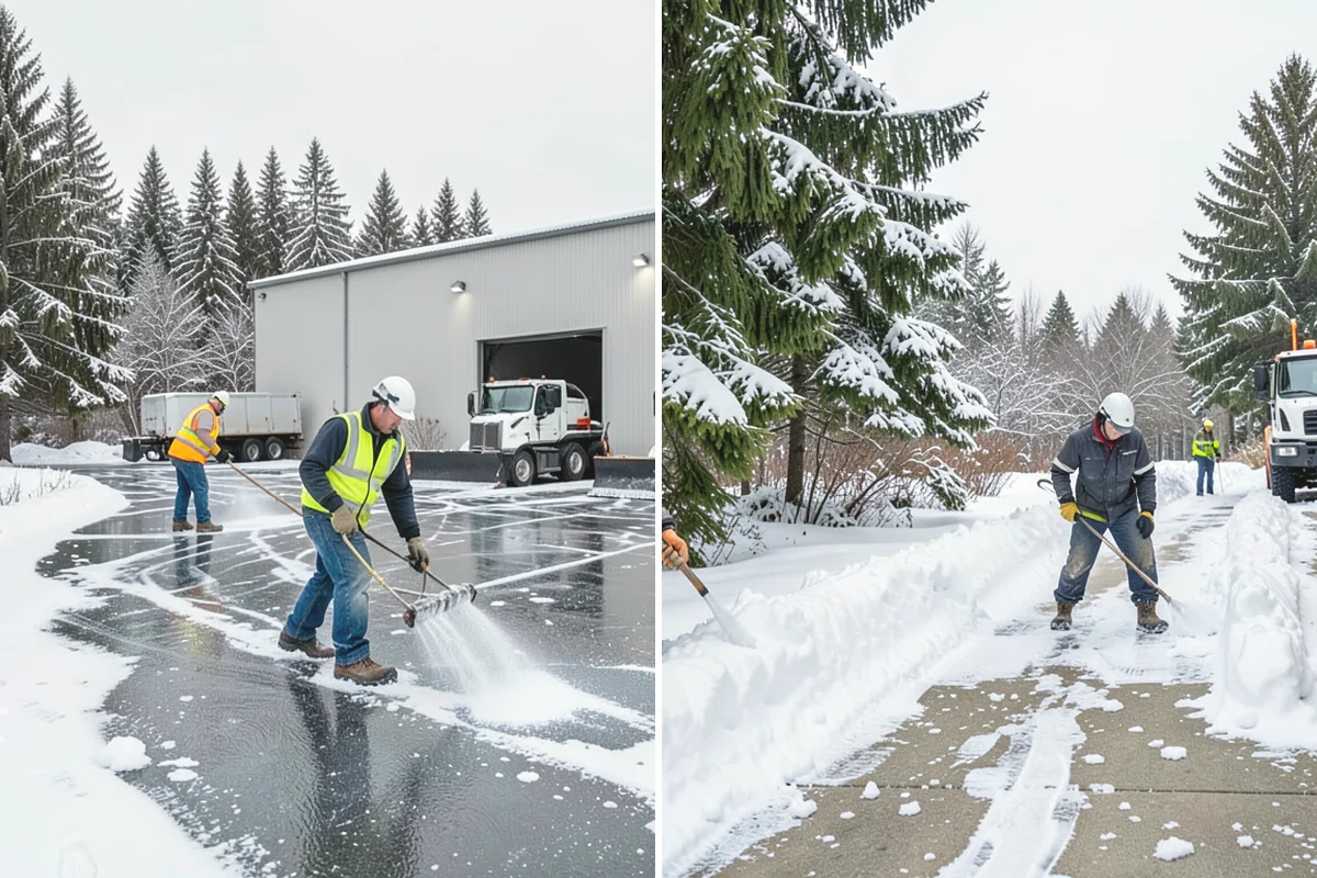 Assisted Living Snow Removal in Anacortes, Skagit County, WA - Map resident paths, entries, ramps, and vehicle routes
