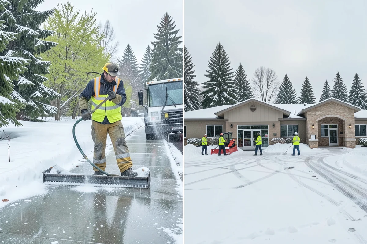 Assisted Living Snow Removal in Auburn, King County, WA - Map resident paths, entries, ramps, and vehicle routes