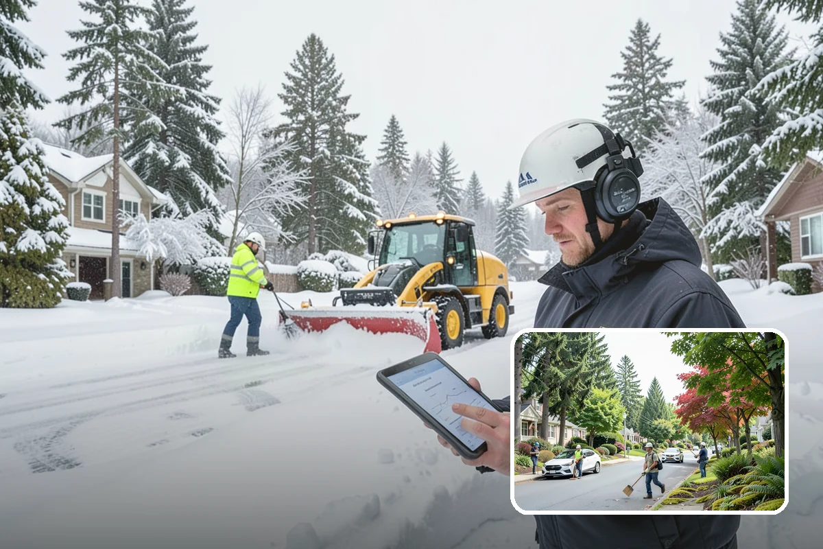 Assisted Living Snow Removal in Beaux Arts Village, King County, WA - Safe surfaces for residents and staff