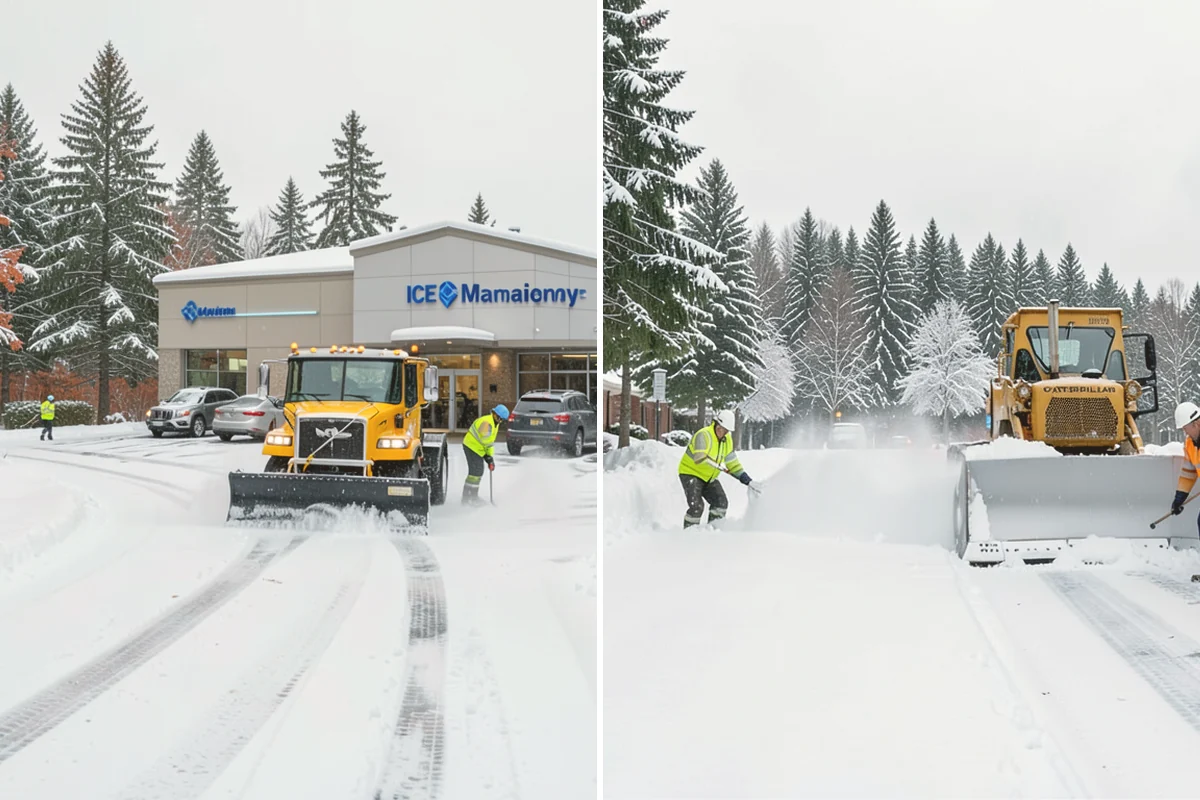 Assisted Living Snow Removal in Bellevue, King County, WA - Map resident paths, entries, ramps, and vehicle routes