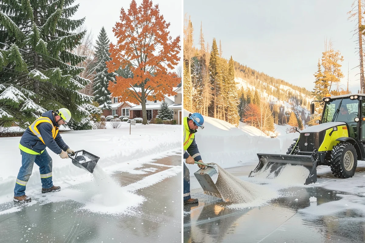 Assisted Living Snow Removal in Black Diamond, King County, WA - Map resident paths, entries, ramps, and vehicle routes