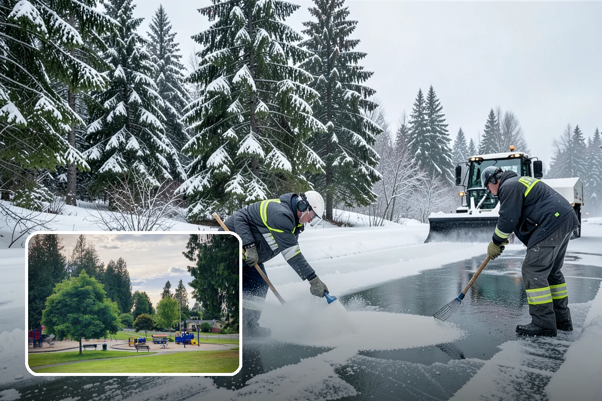 Assisted Living Snow Removal in Bonney Lake, Pierce County, WA - Safe surfaces for residents and staff
