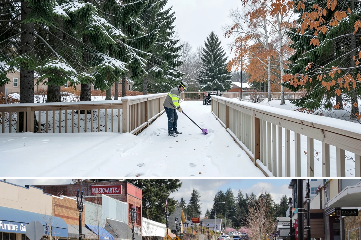 Assisted Living Snow Removal in Bothell, King County, WA - Assisted living coverage is essential throughout winter, especially during snow events from December through February.