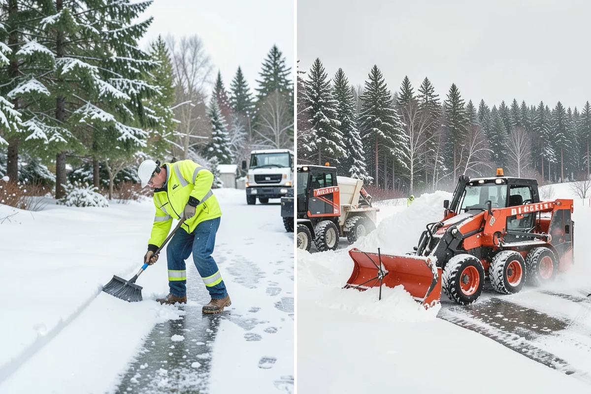 Assisted Living Snow Removal in Burlington, Skagit County, WA - Map resident paths, entries, ramps, and vehicle routes