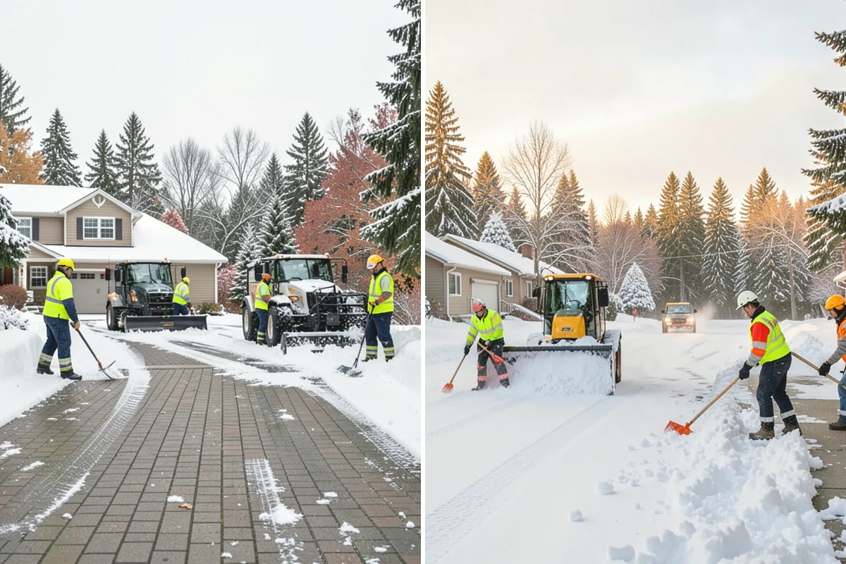 Assisted Living Snow Removal in Carnation, King County, WA - Map resident paths, entries, ramps, and vehicle routes