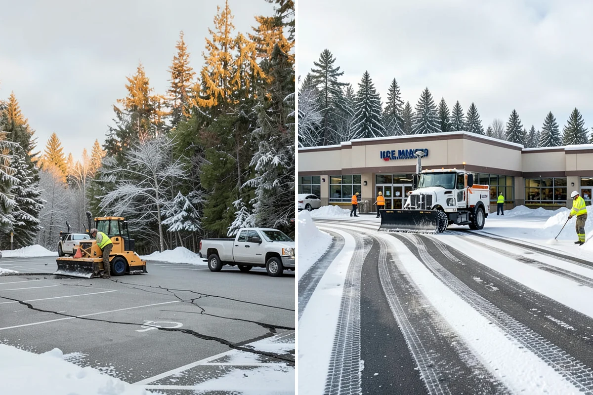 Assisted Living Snow Removal in Concrete, Skagit County, WA - Map resident paths, entries, ramps, and vehicle routes