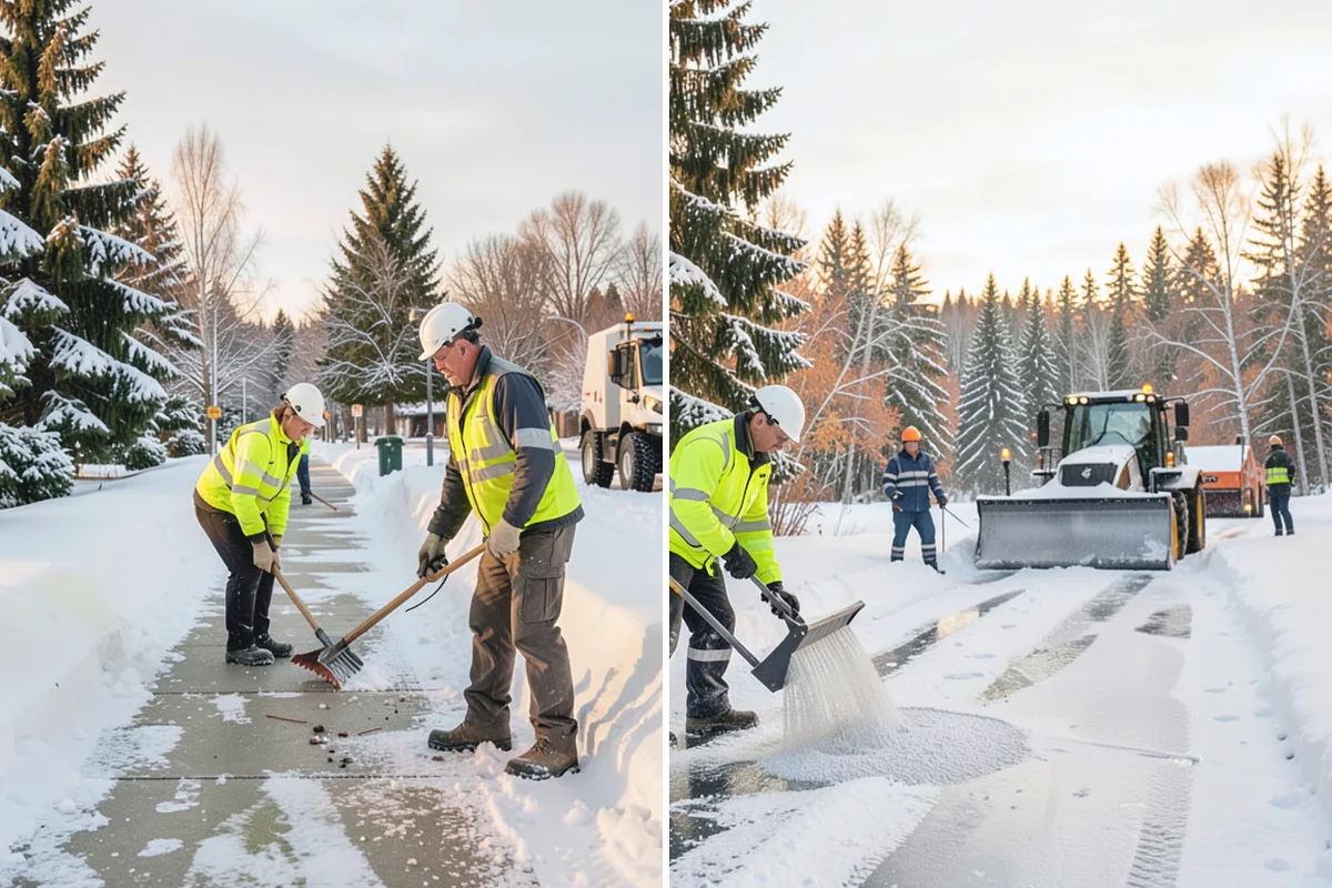 Assisted Living Snow Removal in Coupeville, Island County, WA - Map resident paths, entries, ramps, and vehicle routes