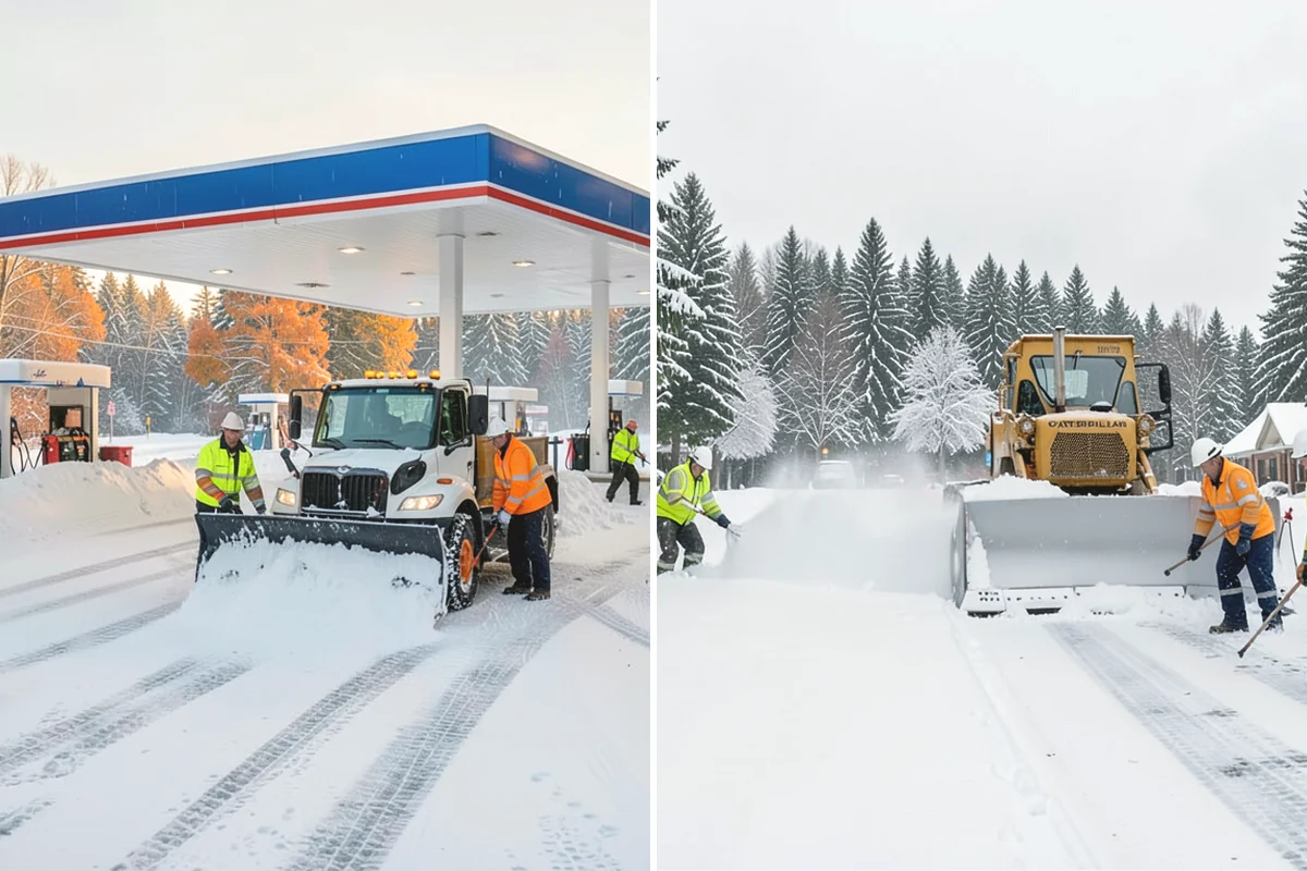 Assisted Living Snow Removal in Covington, King County, WA - Map resident paths, entries, ramps, and vehicle routes