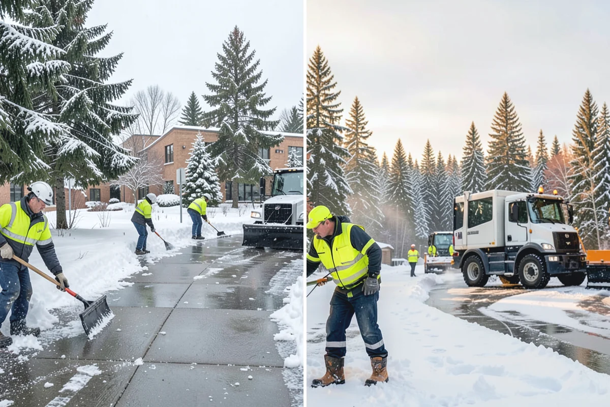 Assisted Living Snow Removal in Des Moines, King County, WA - Map resident paths, entries, ramps, and vehicle routes