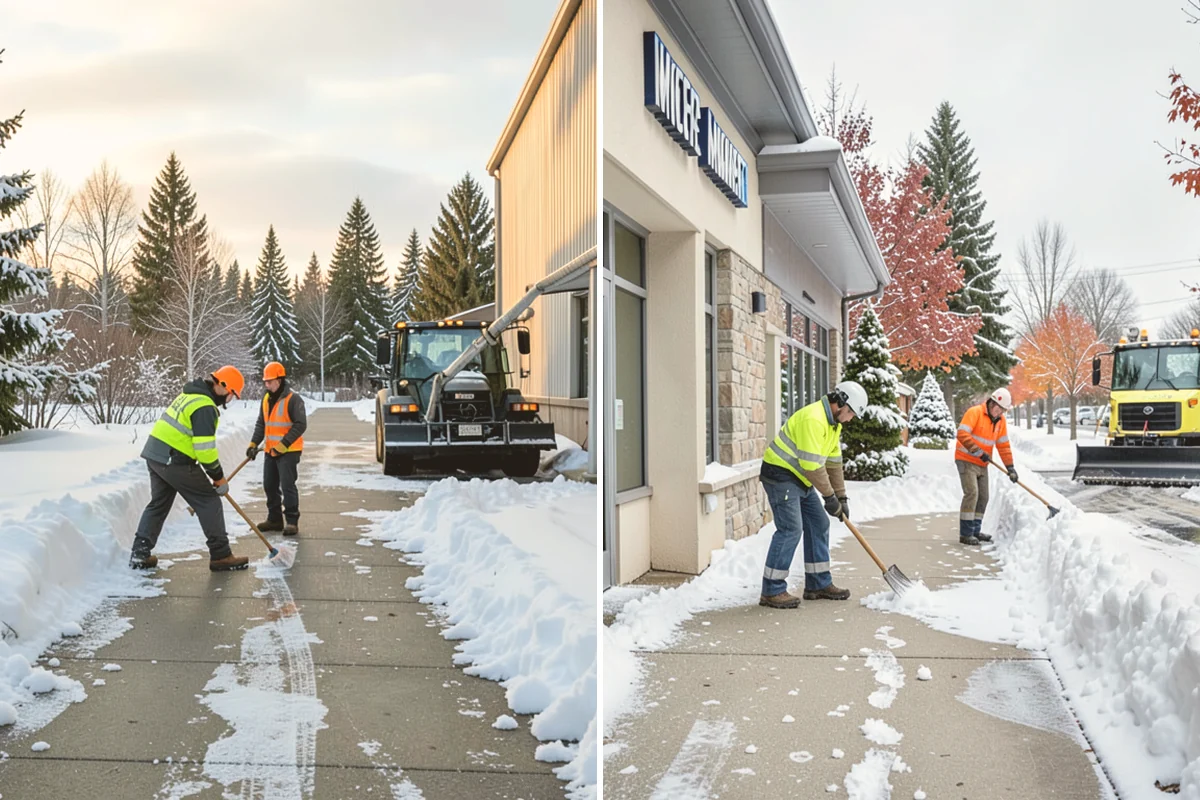 Assisted Living Snow Removal in Fife, Pierce County, WA - Map resident paths, entries, ramps, and vehicle routes