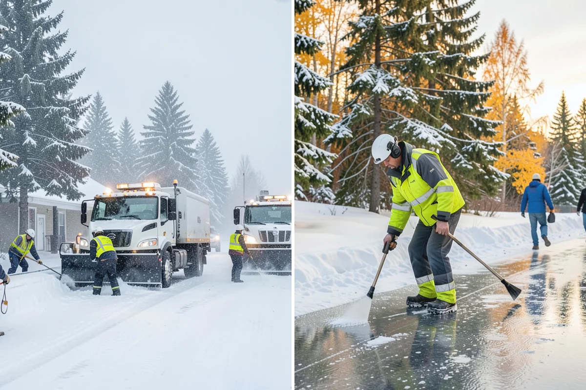 Assisted Living Snow Removal in Gold Bar, Snohomish County, WA - Map resident paths, entries, ramps, and vehicle routes