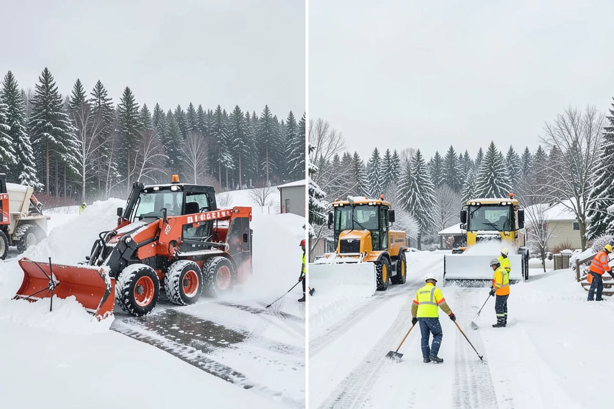 Assisted Living Snow Removal in Granite Falls, Snohomish County, WA - Map resident paths, entries, ramps, and vehicle routes