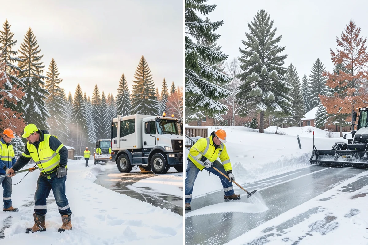 Assisted Living Snow Removal in Hamilton, Skagit County, WA - Map resident paths, entries, ramps, and vehicle routes