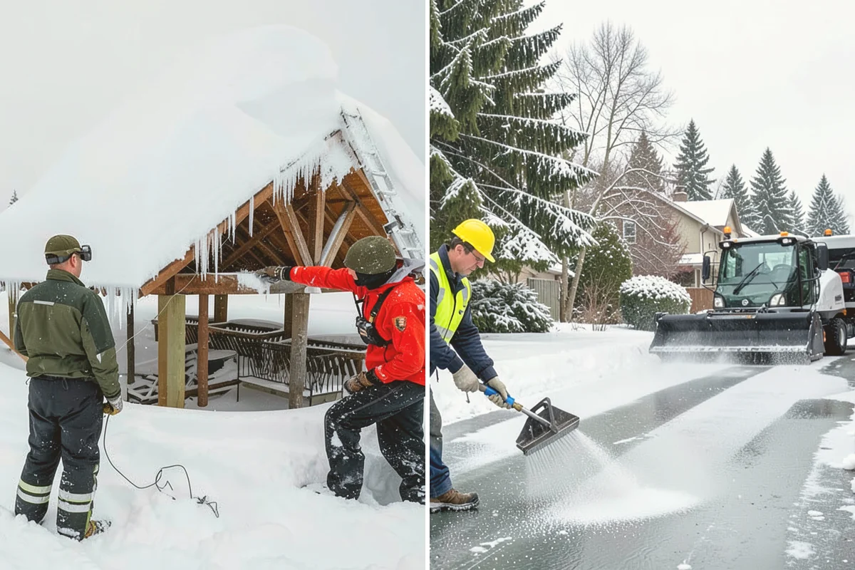 Assisted Living Snow Removal in Index, Snohomish County, WA - Map resident paths, entries, ramps, and vehicle routes