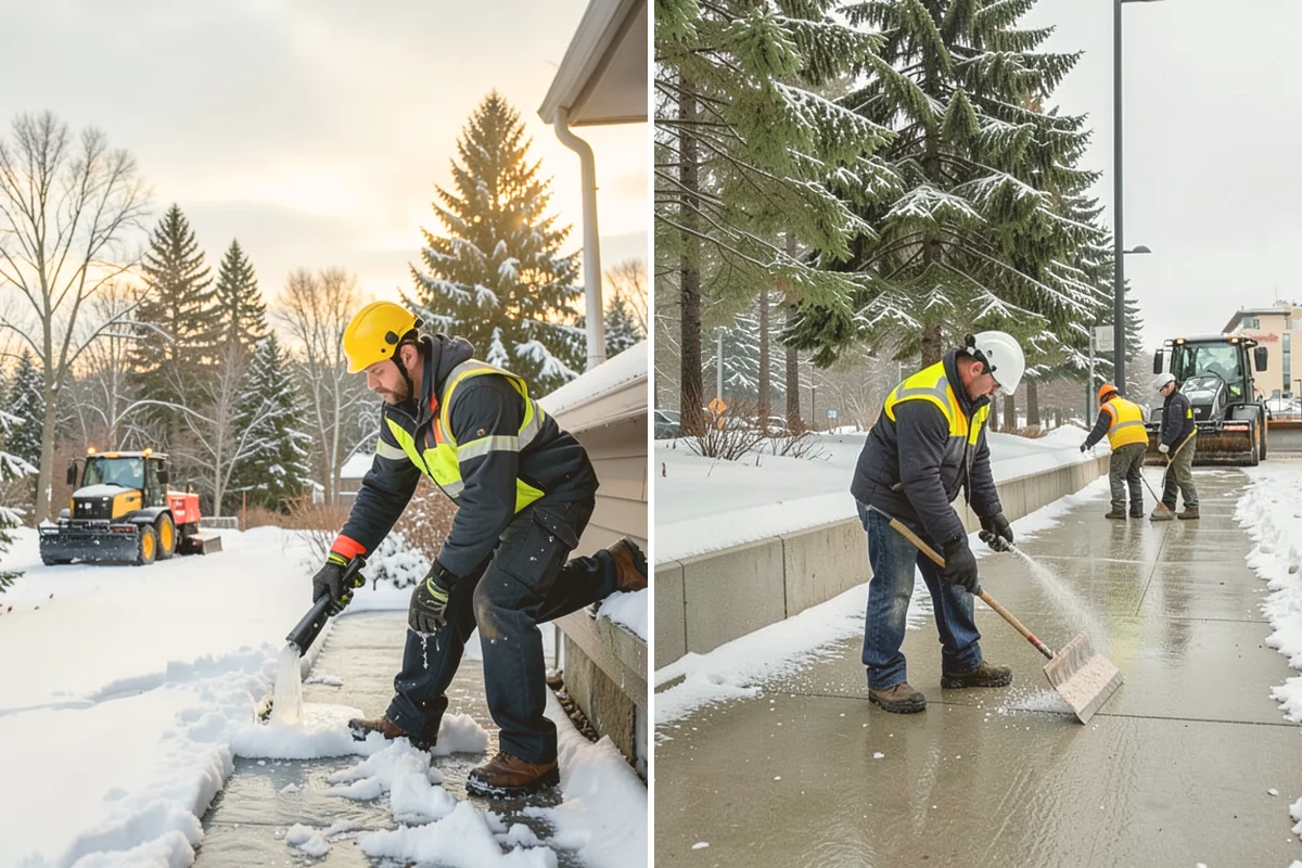 Assisted Living Snow Removal in Kirkland, King County, WA - Map resident paths, entries, ramps, and vehicle routes