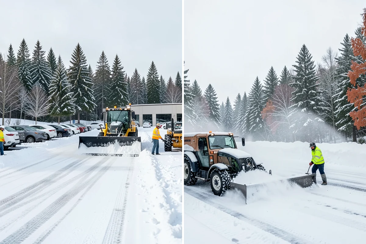 Assisted Living Snow Removal in Lake Forest Park, King County, WA - Map resident paths, entries, ramps, and vehicle routes