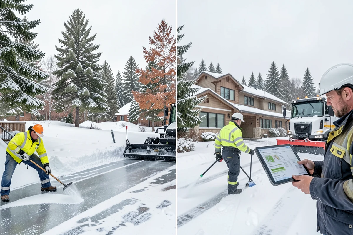 Assisted Living Snow Removal in Lakewood, Pierce County, WA - Map resident paths, entries, ramps, and vehicle routes