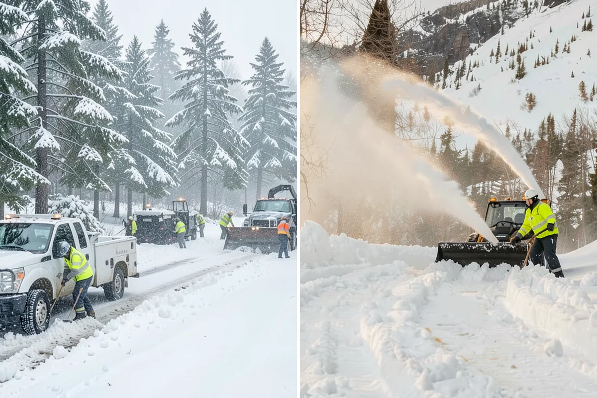 Assisted Living Snow Removal in Lyman, Skagit County, WA - Map resident paths, entries, ramps, and vehicle routes