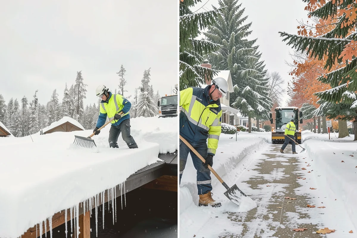 Assisted Living Snow Removal in Lynnwood, Snohomish County, WA - Map resident paths, entries, ramps, and vehicle routes