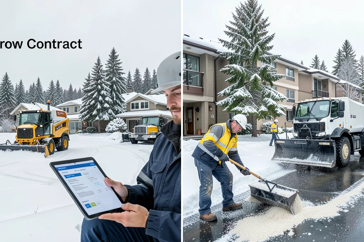 Assisted Living Snow Removal in Maple Valley, King County, WA - Map resident paths, entries, ramps, and vehicle routes