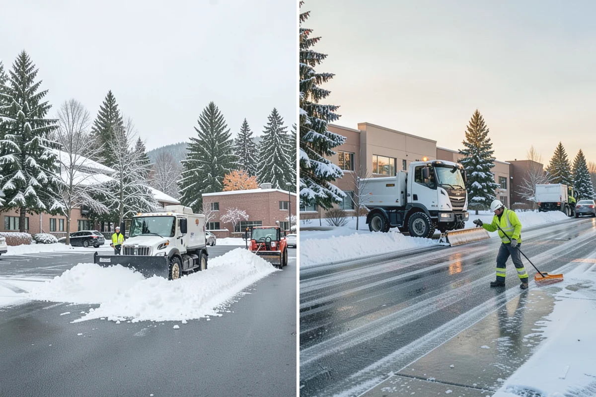 Assisted Living Snow Removal in Medina, King County, WA - Map resident paths, entries, ramps, and vehicle routes