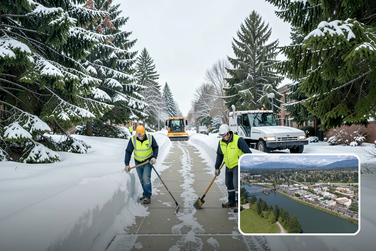 Assisted Living Snow Removal in Mount Vernon, Skagit County, WA - Safe surfaces for residents and staff