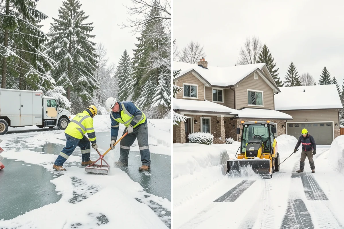 Assisted Living Snow Removal in Mount Vernon, Skagit County, WA - Map resident paths, entries, ramps, and vehicle routes