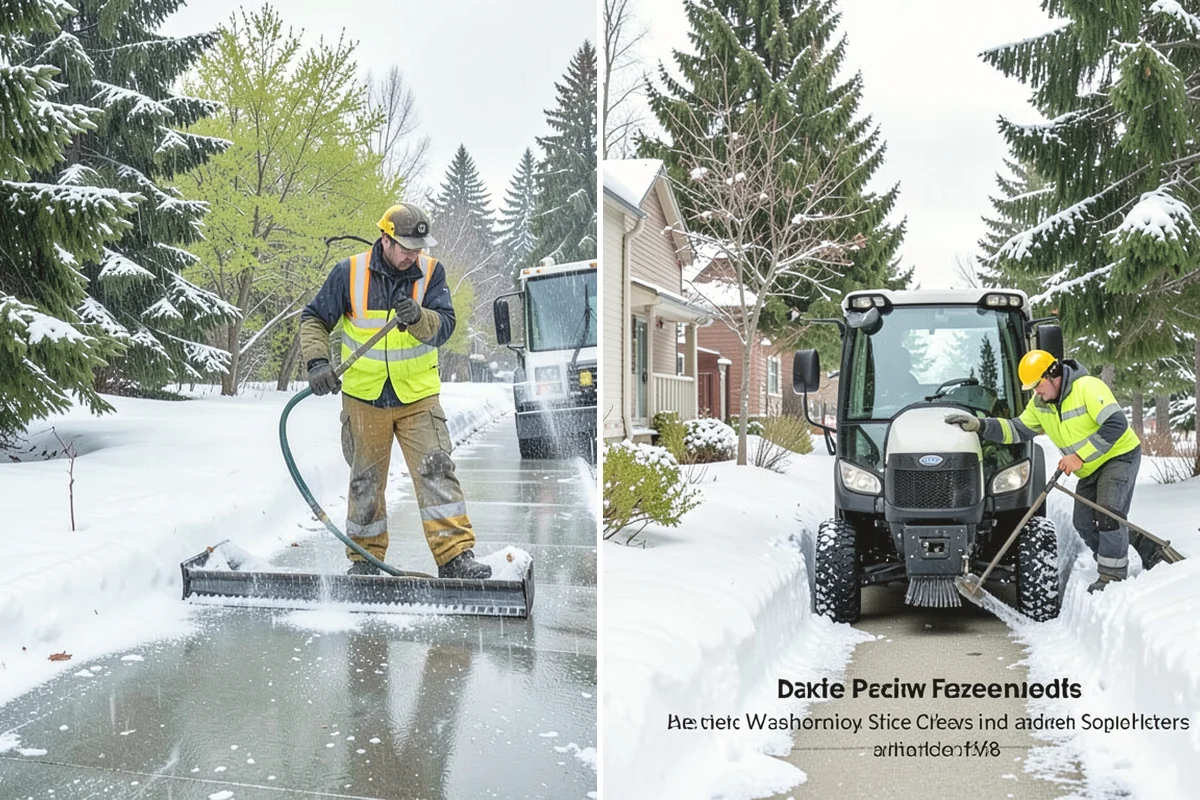 Assisted Living Snow Removal in Mukilteo, Snohomish County, WA - Map resident paths, entries, ramps, and vehicle routes