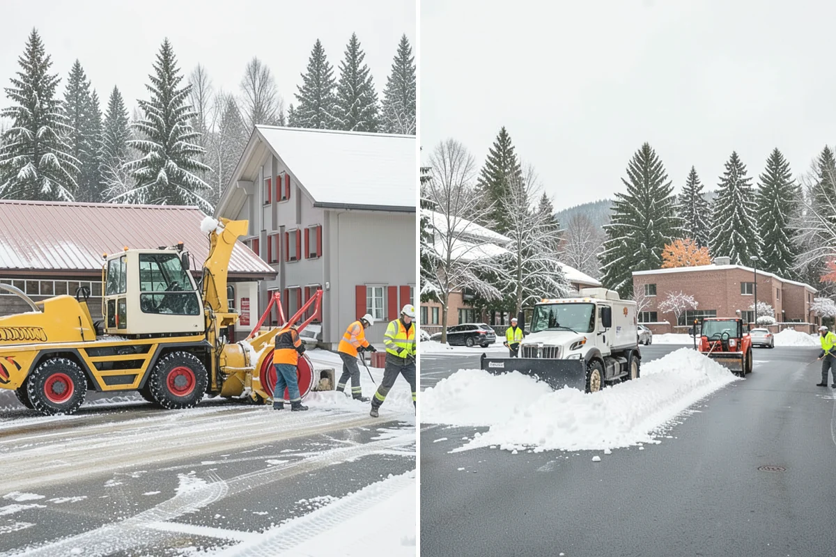 Assisted Living Snow Removal in North Bend, King County, WA - Map resident paths, entries, ramps, and vehicle routes