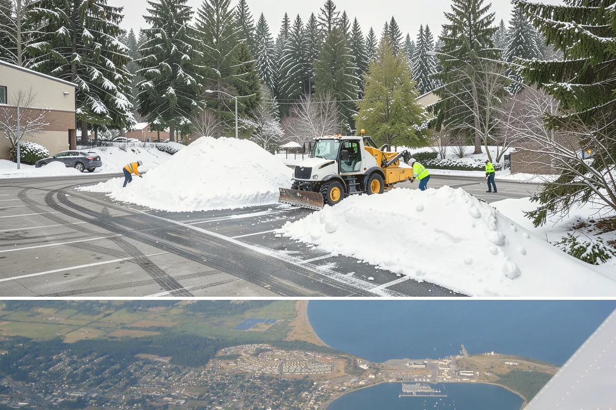 Assisted Living Snow Removal in Oak Harbor, Island County, WA - Assisted living coverage is essential throughout winter, especially during snow events from December through February.