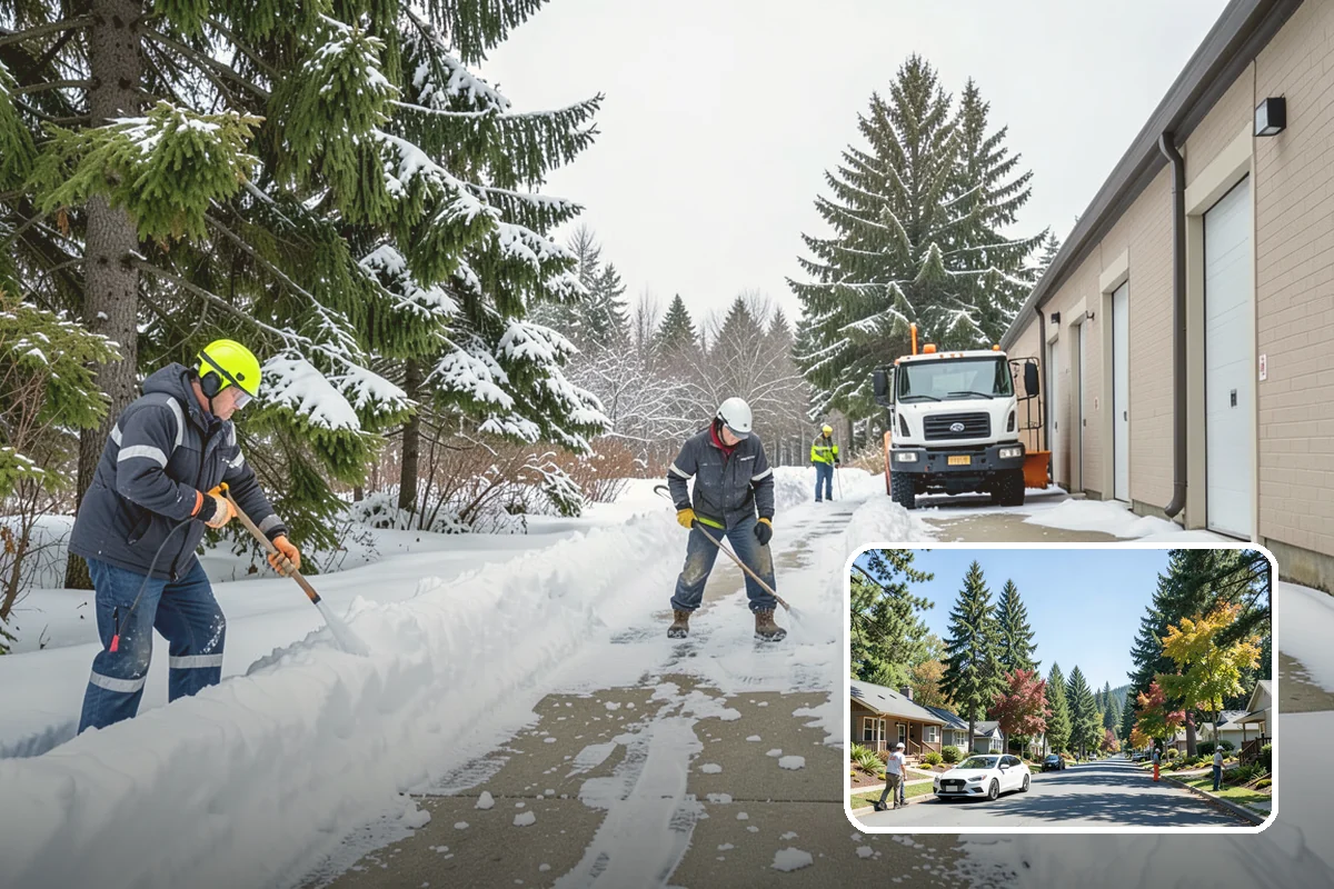 Assisted Living Snow Removal in Orting, Pierce County, WA - Safe surfaces for residents and staff
