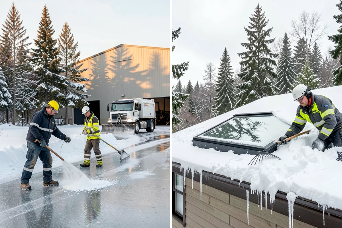 Assisted Living Snow Removal in Pacific, King County, WA - Map resident paths, entries, ramps, and vehicle routes
