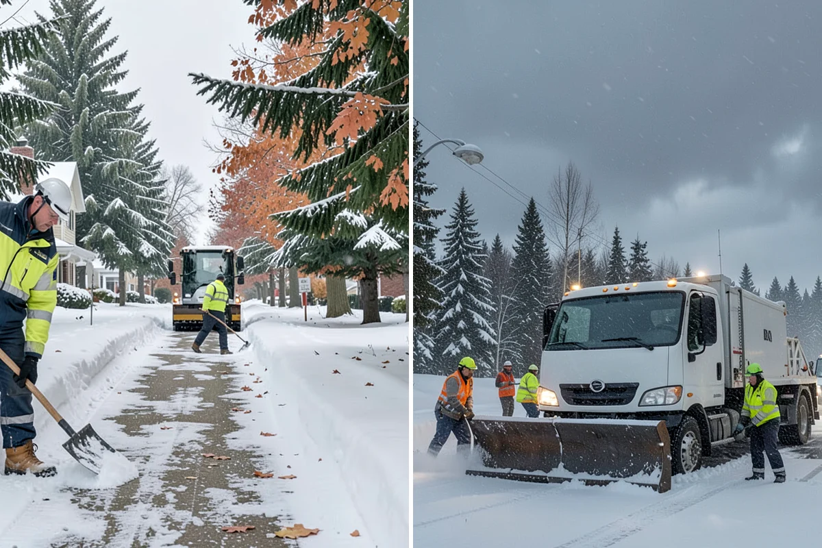 Assisted Living Snow Removal in Shoreline, King County, WA - Map resident paths, entries, ramps, and vehicle routes