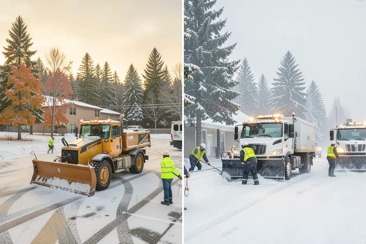 Assisted Living Snow Removal in Snohomish, Snohomish County, WA - Map resident paths, entries, ramps, and vehicle routes
